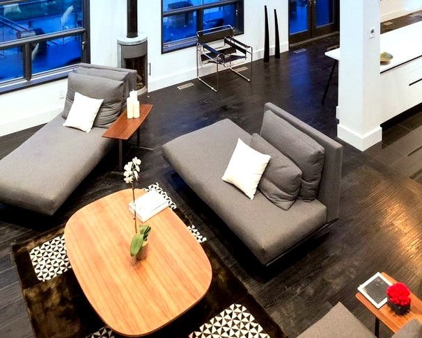 Edmonton Loft-Style Living Room