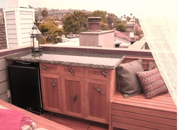 Contemporary Deck - Rooftop